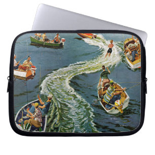 Making A Wake by Ben Kimberly Pins Laptop Sleeve