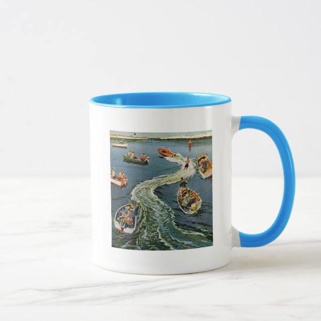 Making A Wake by Ben Kimberly Pins Mug (Right)