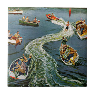 Making A Wake by Ben Kimberly Pins Tile