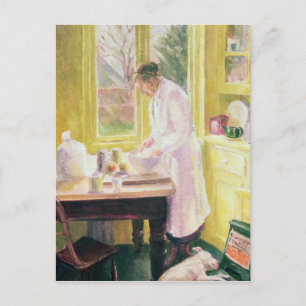 Making Apple Pie Postcard