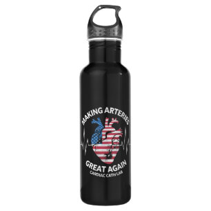 Making Arteries Great Again Cardiac Cath Lab  710 Ml Water Bottle