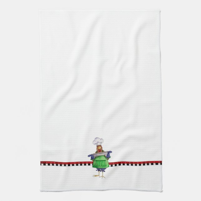 Making Casserole Kitchen Towel (Vertical)