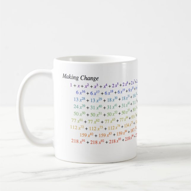 Making Change Coffee Mug (Left)