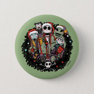Making Christmas Fright Nutcrackers 2 Inch Round Button