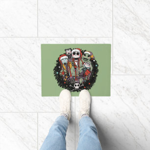 Making Christmas Fright Nutcrackers Doormat