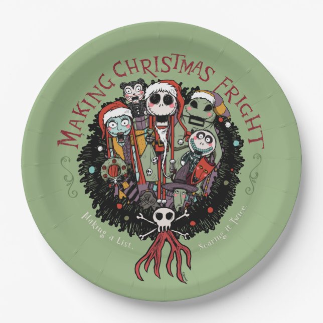 Making Christmas Fright Nutcrackers Paper Plate (Front)