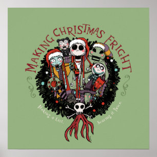 Making Christmas Fright Nutcrackers Poster