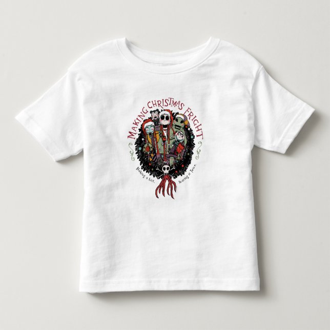 Making Christmas Fright Nutcrackers Toddler T-shirt (Front)