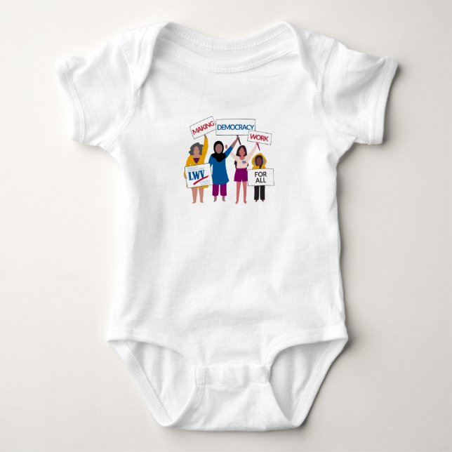 Making Democracy Work Baby Bodysuit (Front)