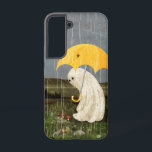 Making Friends Samsung Galaxy Case<br><div class="desc">Walter enjoys the spring rain and looks for snails in the grass.</div>