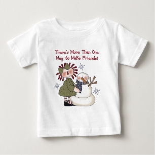 Making Friends Snowman T-shirts and Gifts