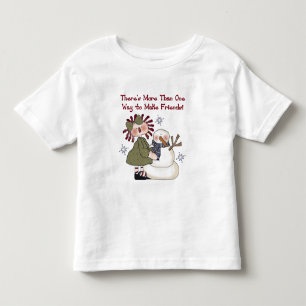 Making Friends Snowman T-shirts and Gifts