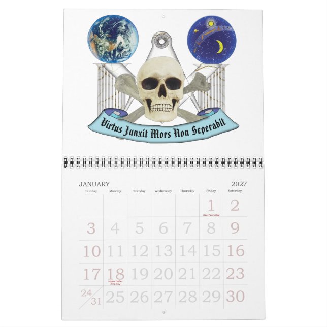 Making good men better calendar (Jan 2027)