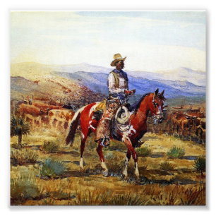 “Making Good Time” Western Art by Ed Borein Photo Print