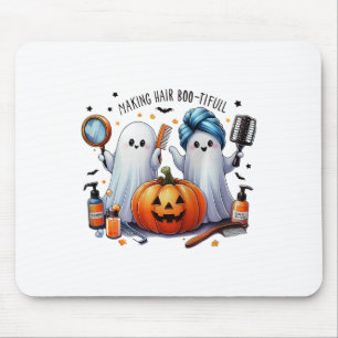 Making Hair Bootiful Halloween Hair Stylist Ghost  Mouse Pad