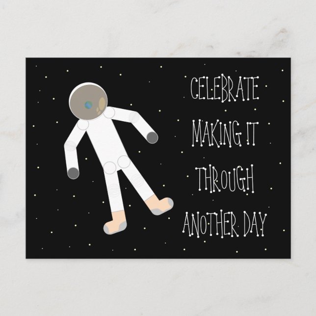 Making it Through Another Day - Nod Notes Postcard (Front)