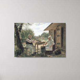 Making Jam, 1876 Canvas Print