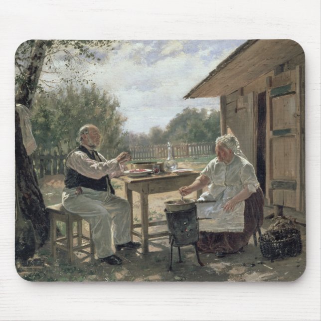 Making Jam, 1876 Mouse Pad (Front)