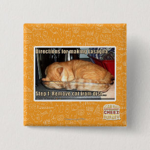 Making lasagna 2 inch square button