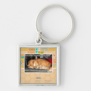 Making lasagna keychain