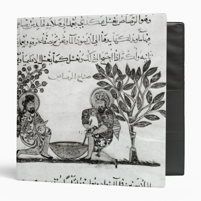 Making Lead, page from an Arabic edition Binder (Front/Inside)