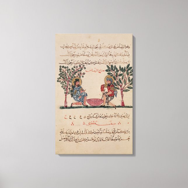 Making Lead, page from an Canvas Print (Front)