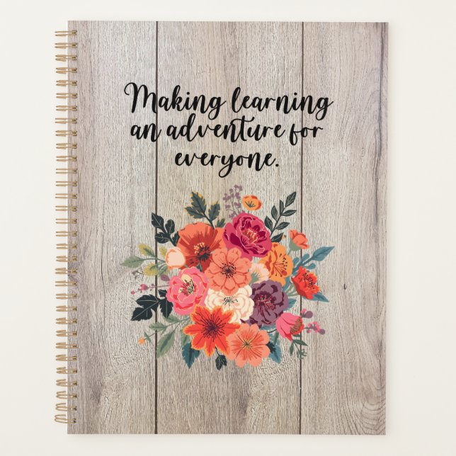 Making Learning An Adventure For Everyone Planner (Front)