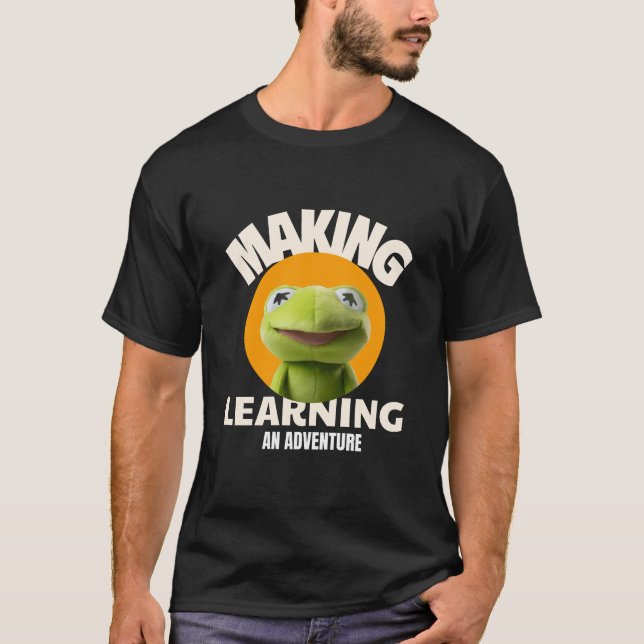 Making Learning an Adventure T-shirt pour enseigna (Devant)