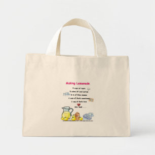 Making Lemonade poem tote bag