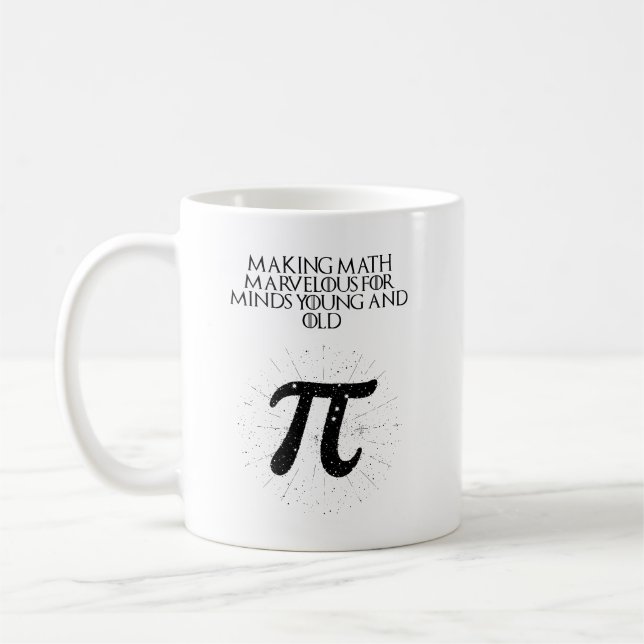 Making Math Marvellous Minds Young And Old Coffee Mug (Left)