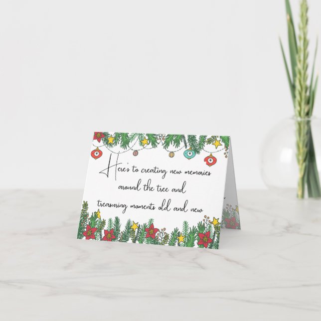 Making Memories Around the Tree Holiday Card (Front)