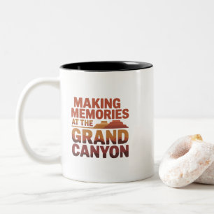Making Memories at the Grand Canyon Travel  Two-Tone Coffee Mug