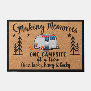 Making Memories Doormat, Customized Camping Doormat