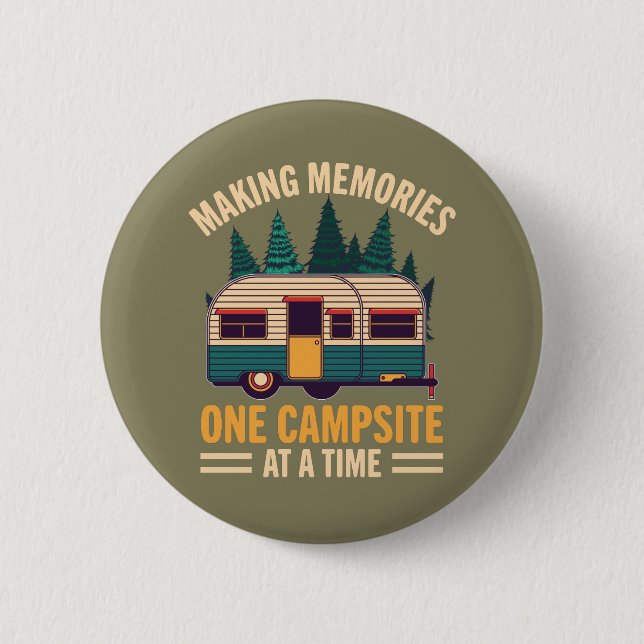 Making Memories on CampSite 2 Inch Round Button (Front)
