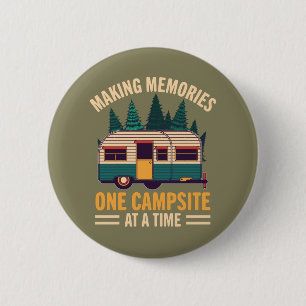 Making Memories on CampSite 2 Inch Round Button