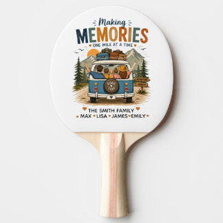 Making Memories One Mile at a Time | Custom Family Ping Pong Paddle