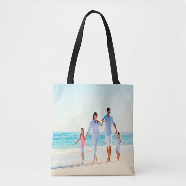 Making Memories Together: Happy Family Tote  Bag (Front)
