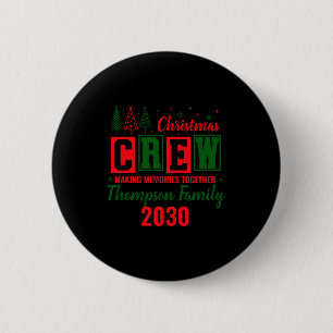 Making Memories Together Ized Christmas Crew _1 2 Inch Round Button