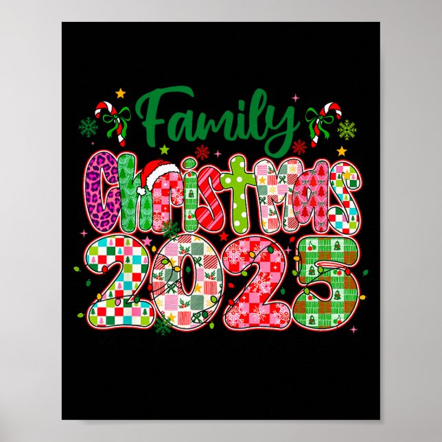 Making Memories Together Xmas Pajamas Family Chris Poster (Front)