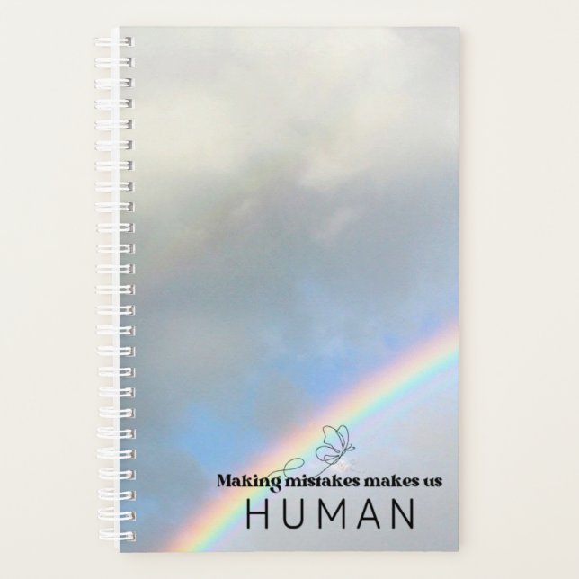 Making Mistakes Rainbow Reminder Photo Planner (Front)
