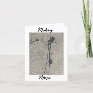 Making Music Thank You Card