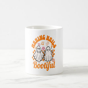 Making Nails Bootiful Halloween Coffee Mug
