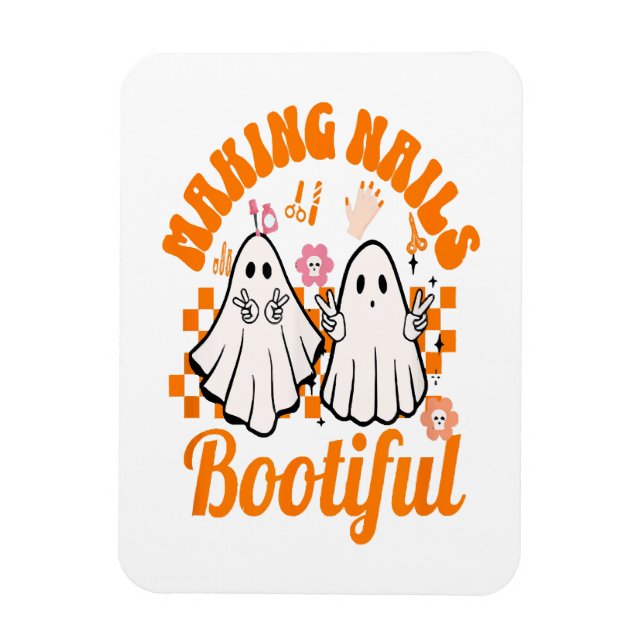 making nails bootiful halloween magnet (Vertical)