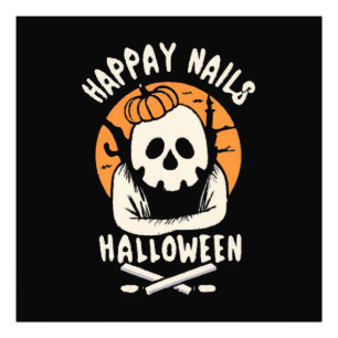 Making Nails Bootiful Halloween  Photo Print