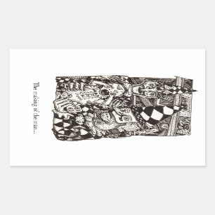 Making-of-the-man by Brian Benson Sticker