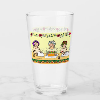 making perogies, pyrohy, pierogies, vereneky glass