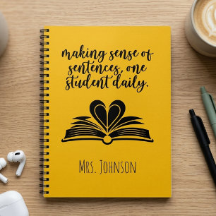 Making Sense Of Sentences, One Student Daily Notebook