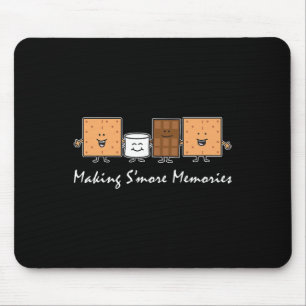 Making Smore Memories Camping Campfire Smores Cart Mouse Pad