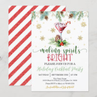 Making Spirits Bright Christmas Party (Border)