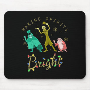 Making Spirits Bright Christmas Retro Groovy Chris Mouse Pad